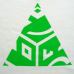 POLY Tri Logo - green/white